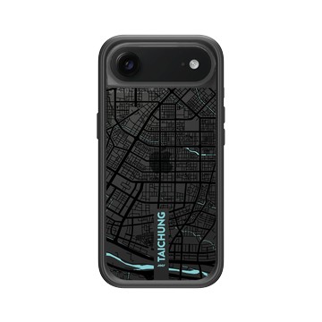 iPhone Air Mod NX -邊框背蓋組合 (相機按鈕) 黑 - JOCR - Taichung (Black Logo)