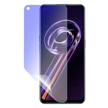 o-one realme 9 Pro 抗藍光保護貼 採用特製TPU膜料,添入製程阻隔藍光,有效阻隔率達39.8% SGS 環保無毒材質