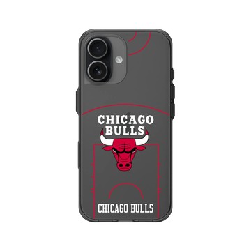iPhone 17 Clear (相機按鈕) 酷墨灰 - NBA - 球場系列-芝加哥公牛 Chicago Bulls - Court