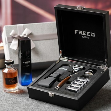 【FREED】男士修容刮鬍刀禮盒+鬍後純露+刮鬍露 客製化 刻字 送禮 生日 男生 男性 禮物推薦 聖誕節 客製化刻字