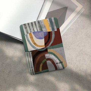 iPad case 12.9/Air5/iPad 9/mini 7想念與遺忘 附筆槽平板保護套