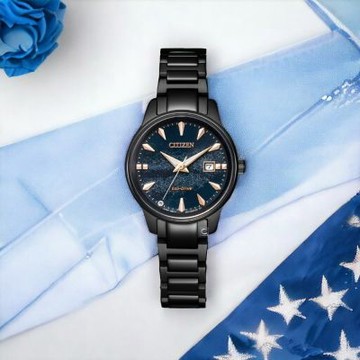 CITIZEN 星辰  Hebe田馥甄配戴款 天川銀河限定款 光動能手錶-EW2595-81L/29.2mm
