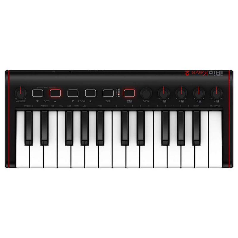 IK Multimedia iRig Keys Mini MIDI コントローラー 25鍵ミニ鍵盤 オーディオ出力端子搭載国内正規品IK