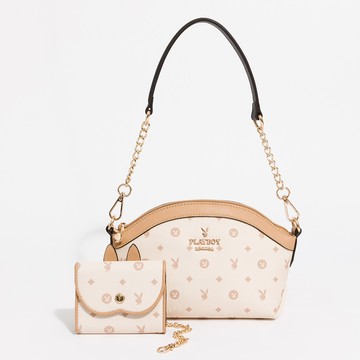 PLAYBOY - 斜背包  Daylight系列 - 米色/542-5308-01-7