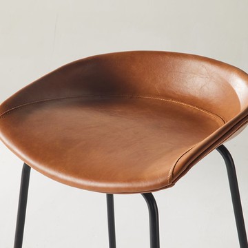 免運 吧台椅 長腳椅 吧台凳 高腳凳 家用吧臺椅椅高腳凳輕奢高級感靠背吧椅鐵藝高款網紅酒吧椅簡約