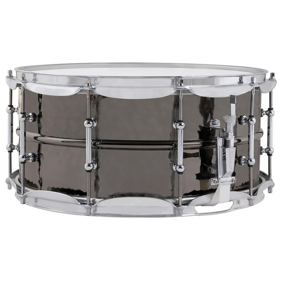 Ludwig ラディック ブラックビューティ Black Beauty 5x14 メタル Supraphonic スープラフォニック ハンマードブラス シームレスシェル P-85ストレイナ付 LB416K