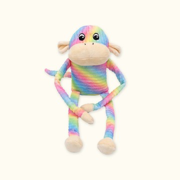 【SofyDOG】ZippyPaws 就是愛吵鬧-彩虹史賓賽 有聲玩具 互動玩具 拉扯玩具