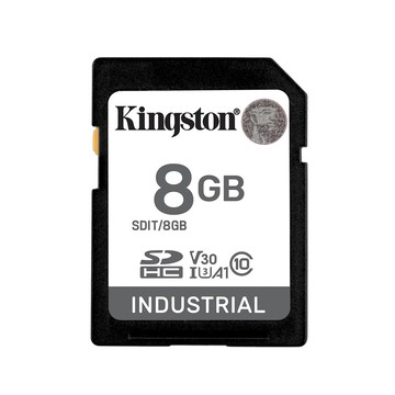 【Kingston】Industrial 8G 工業級 SDHC A1 U3 V30 UHS-I 記憶卡 讀取速度:100MB/s