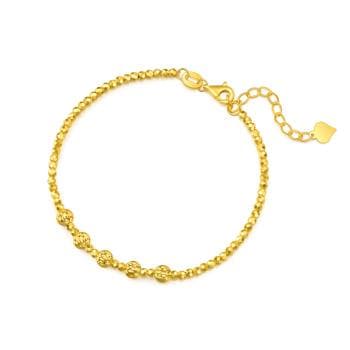 Essence「永」 圓圓金珠 黃金手鍊_計價黃金