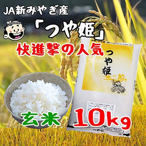 つや姫 玄米 10ｋｇ 宮城県産 特別栽培米（減農薬減化学肥料） 令和５年産