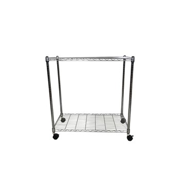我塑我形 90 x 45 x 95 cm MIT耐重移動式萬用鐵力士鍍鉻二層收納架 置物架 鐵力士架 二層架