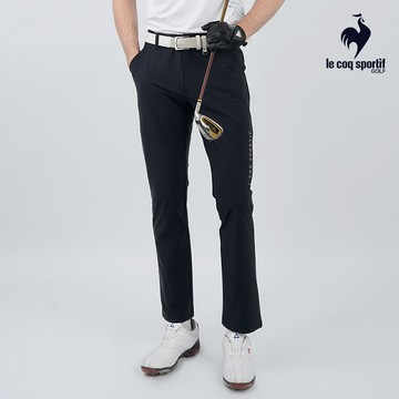 【LE COQ SPORTIF GOLF公雞高爾夫】男款黑色男長褲 QGS8T802