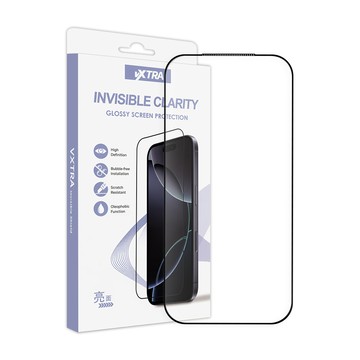 VXTRA 全膠貼合 iPhone 18 Pro 滿版疏水疏油9H鋼化頂級玻璃貼 保護貼(黑)
