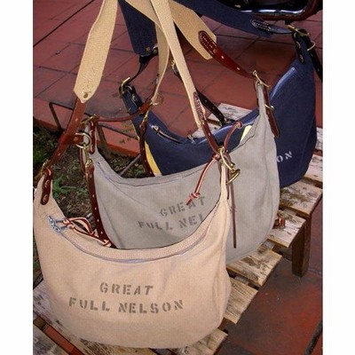 フルネルソン別注　バナナ型　帆布　ショルダーバッグ　バナナバッグ FULLNELSON フルネルソン別注 Bag Blow バナナ型 ショルダー