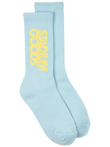 STADIUM GOODS® - logo "Robin Egg" crew socks - unisex - Cotton - M - Blue