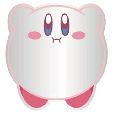 T'S FACTORY 鏡貼 卡比噗噗臉 尺寸H60xW60xD2mm  1個