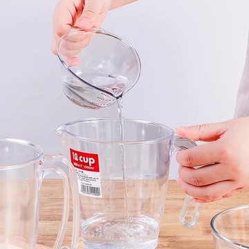 日本INOMATA 日本製可直視量杯/量米杯 3入組 - 綜合五件組