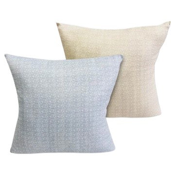 J&N 涼感緹花抱枕 2個 枕套材質: 63%聚酯纖維37%尼龍  顏色隨機  45 x 45cm