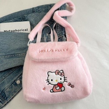 12月冬潮女包大蓋賽712毛毛雙肩包街拍百搭購物袋環保袋可愛卡通