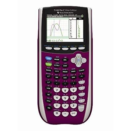 Texas Instruments TI-84 Plus C Silver Edition Graphing Calculator, Ras