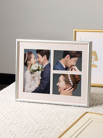 個性創意多張組合洗照片做成相框擺臺像框架制作現代簡約兒童寶寶
