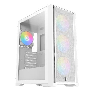 Xigmatek 富鈞 GXE-A2 Pro WH ARGB E-ATX 白色電腦機殼 附4顆風扇