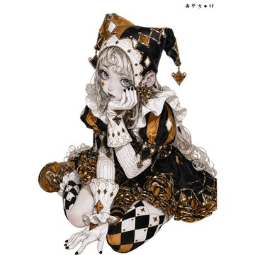 【6 月新品】07-133-0260 人物貼紙 馬戲團風格