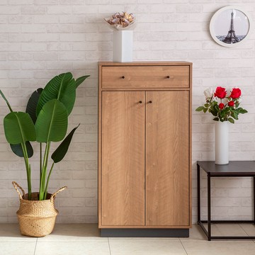 【TZUMii】莫爾二門一抽高鞋櫃/雙門鞋櫃