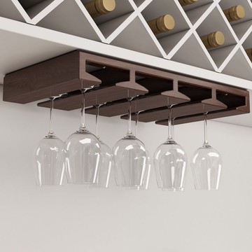 免運 可開票 實木酒杯架倒掛懸掛高腳杯架酒杯收納架歐式高檔輕奢酒架家用簡約