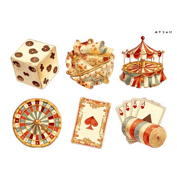【六月新品】20-134-0349 剪貼紙 馬戲團風格