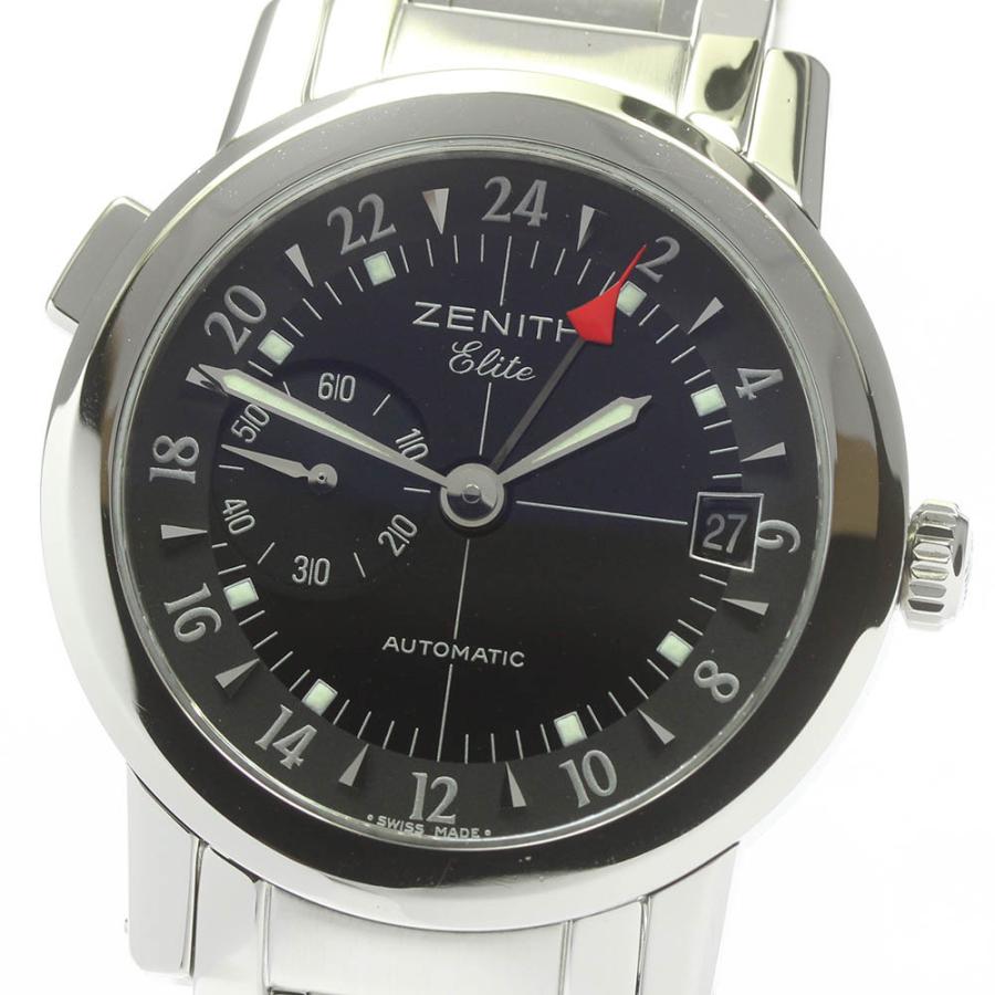 ☆美品【ZENITH】ゼニス ポートロワイヤル エリート 01/02.0451.682 デュアルタイム GMT 自動巻き メンズ |  LINEブランドカタログ