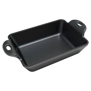 LODGE 長方形耐鏽鑄鐵煎烤盤 美國製 410ml  1個  16.2cm