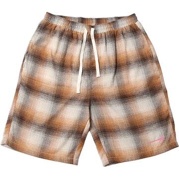 MTA M26SLS31 CHECKERED SHORTS 短絨格紋 短褲 (咖啡色)