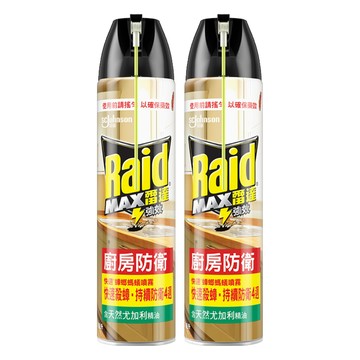 Raid 雷達 快速蟑螂螞蟻藥 尤加利  500ml  2罐