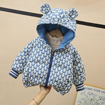 🎀臺灣出貨🎀兒童羽絨服男女童冬季白鴨絨保暖外套寶寶洋氣連帽衣服小童冬裝潮長袖 t恤 衛衣 兒童套裝 帽t 大學t 帽