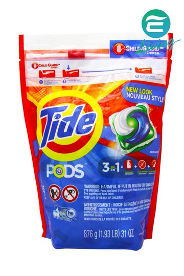 Tide PODS 3合1洗衣凝膠球 35顆 補充包 #93038【299免運領券再享折扣】