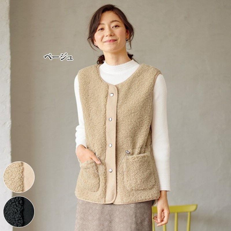 ベスト トップス レディース 秋 冬 もこもこベスト 40代 50代 60代 70代 ミセスファッション シニアファッション 服 通販 Lineポイント最大0 5 Get Lineショッピング