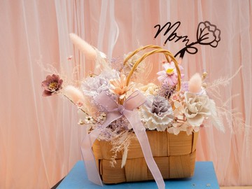 母親節花禮 提籃花禮康乃馨 康乃馨盆花 母親節禮物