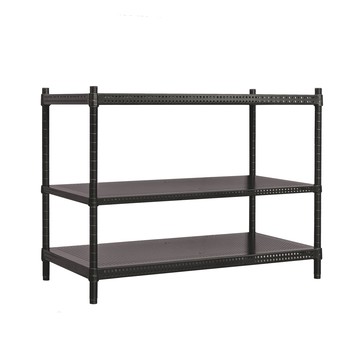 【dayneeds】極致美學 120x45x90公分三層烤黑沖孔層架