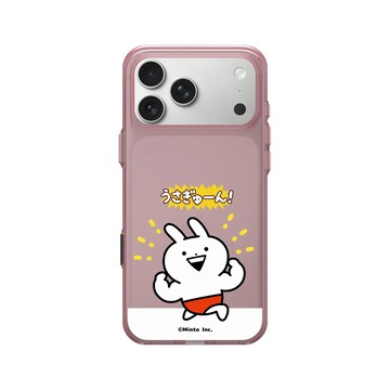 iPhone 17 Pro Max Clear (相機按鈕) 晶醺玫 - Usagyuuun 小突兔 - 大壯啦 !!!