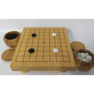 3CM新榧實木 9路小棋墩 楠竹小棋罐  圍棋 棋盤 禮品