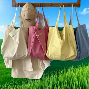 Bag House👜 新款ins通懃帆布包簡約百搭託特容量上班族學生韓係女包