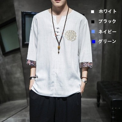 綿麻 Tシャツ メンズ 涼しい トップス リネン カジュアル 半袖 T シャツ プルオーバー 夏 サマー 紳士服 新作 4色 通販 Lineポイント最大get Lineショッピング