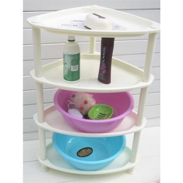 大號浴室置物架塑料臉盆架衛生間置物架廚房收納儲物長方架三角架