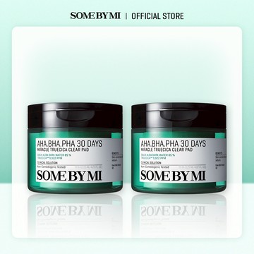 [SOMEBYMI] 茶樹三酸30天奇蹟爽膚棉片 (70片x2個)