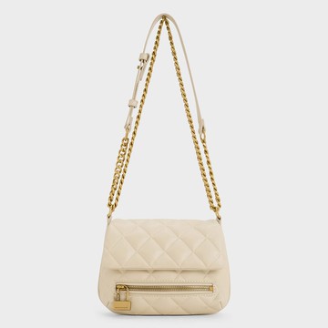 Swing 菱格翻蓋斜背包