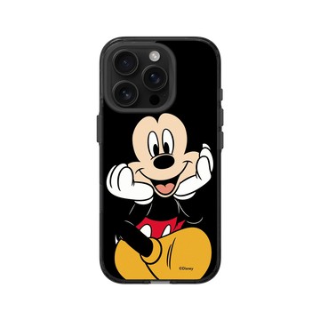 iPhone 16 Pro Clear (相機按鈕) 酷墨灰 - 迪士尼-米奇 Mickey - 米奇看著你