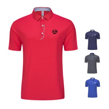 PLA高爾夫短袖男夏速干透氣彈力高爾夫球服男休閑運動上衣男golf