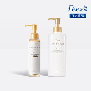Fees法緻 私密涼感淨味組 私密呵護浴潔露250ml+沁涼私密浴潔露130ml