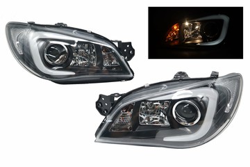 大禾自動車 導光式樣 HID 魚眼大燈組 適用 SUBARU WRX IMPREZA 硬皮鯊 05-07